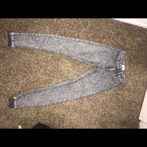 Mid-rise skinny jeans Black marble!🌹❤️